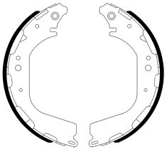 BRAKE SHOE SB BS22189