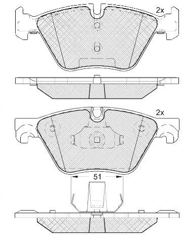 BRAKE PADS SB BP32545