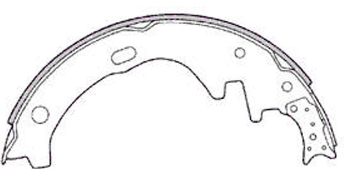 BRAKE SHOE SB BS22162