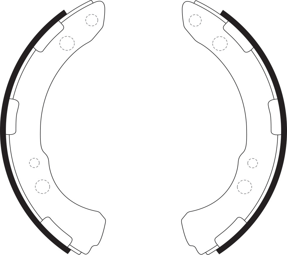 BRAKE SHOE SB BS21238