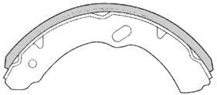 BRAKE SHOE SB BS24459