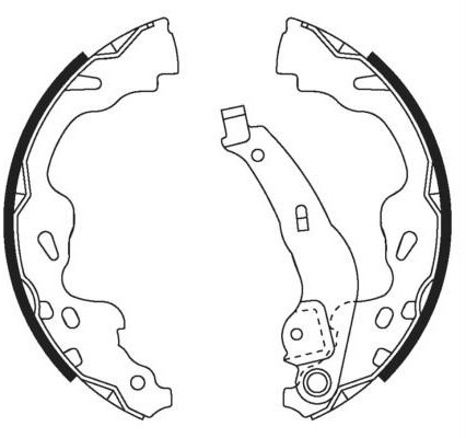 BRAKE SHOE SB BS21386