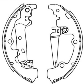 BRAKE SHOE SB BS51018